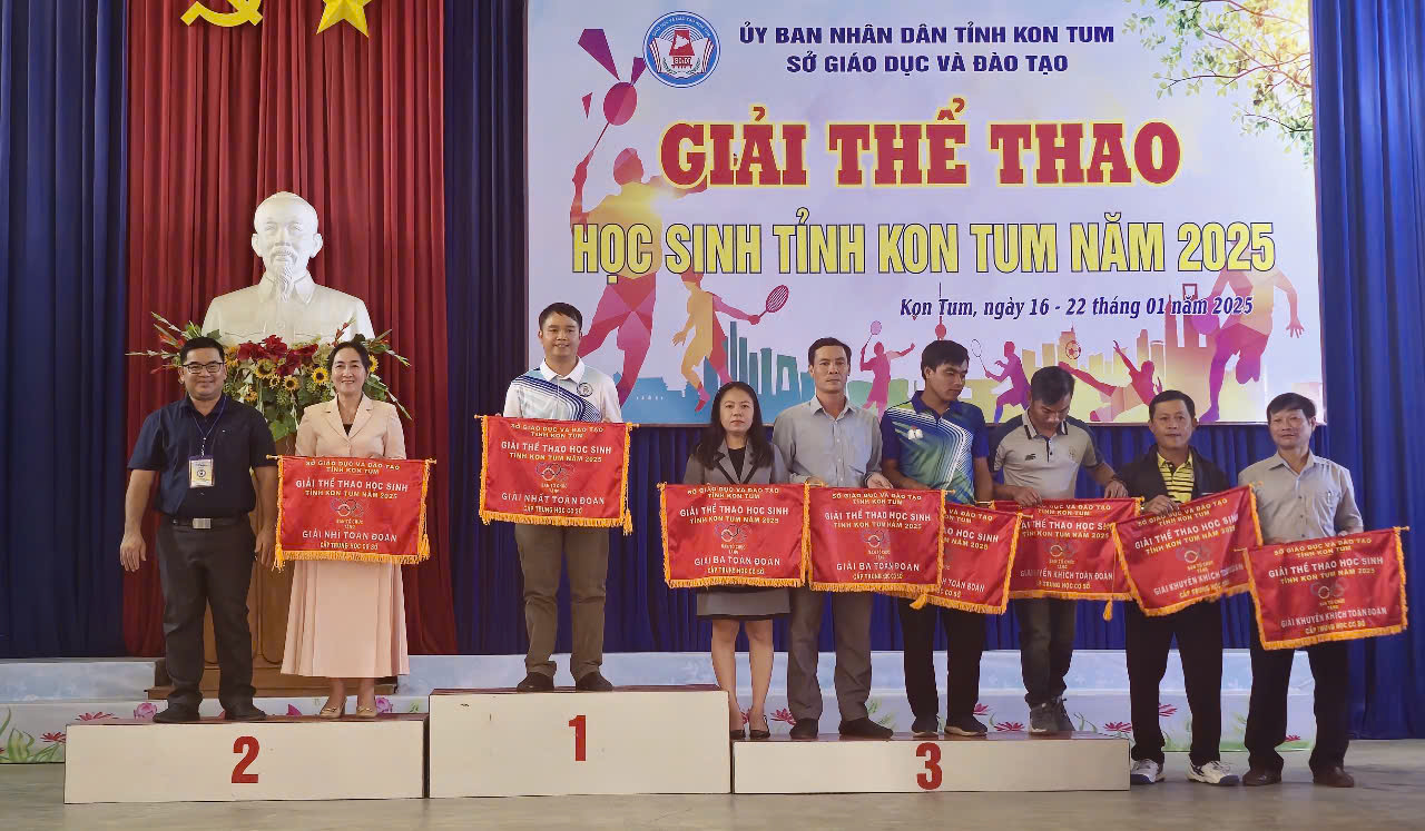 Đoàn thể thao Trường THCS-THSP Lý Tự Trọng  đạt thành tích cao tại Giải thể thao học sinh tỉnh năm 2025