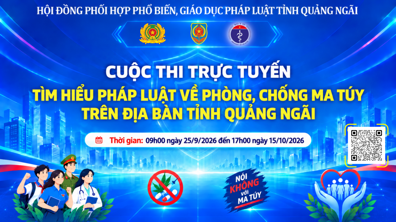 Thông báo triển khai tham gia Cuộc thi trực tuyến Tìm hiểu pháp luật về  phòng chống ma túy năm 2026